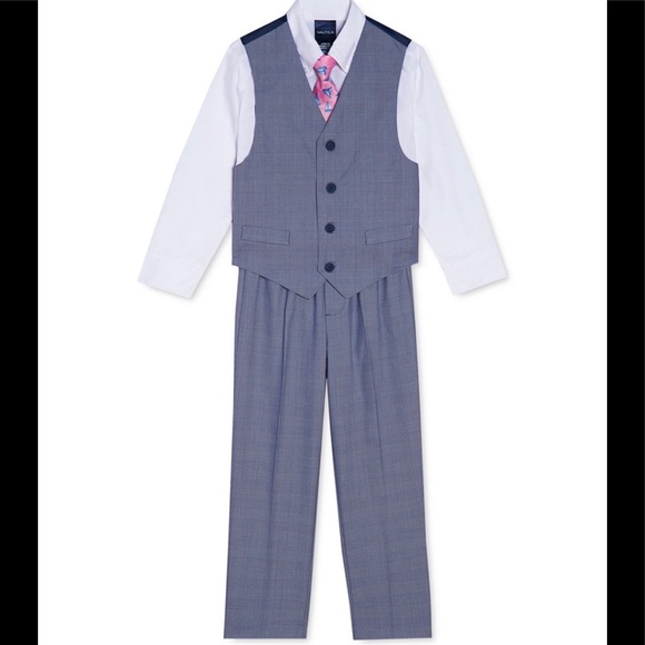 Nautica Other - NEW NAUTICA 4 PIECE PLAID VEST SET